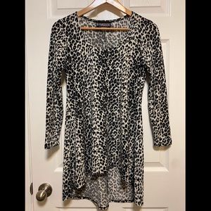 Leopard print tunic